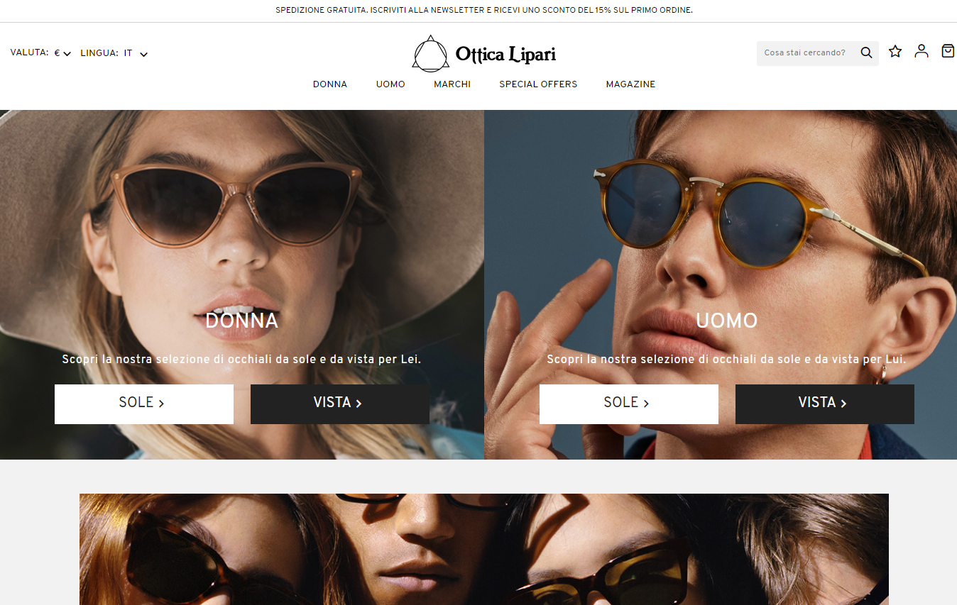 Ottica Lipari portfolio lavori realizzati